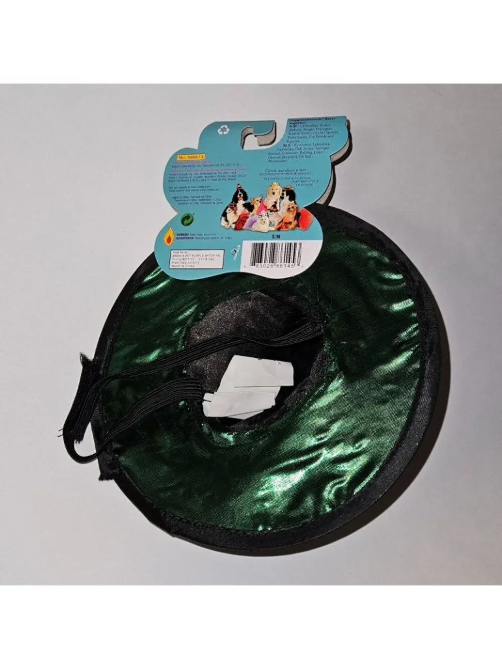 NWT Dog Witch Hat Halloween Costume Accessory Rubie's Sizes S/M Small/Medium Pet